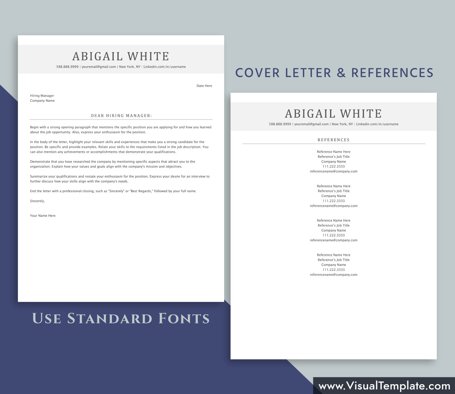 visualtemplate.com-ATS Resume Template