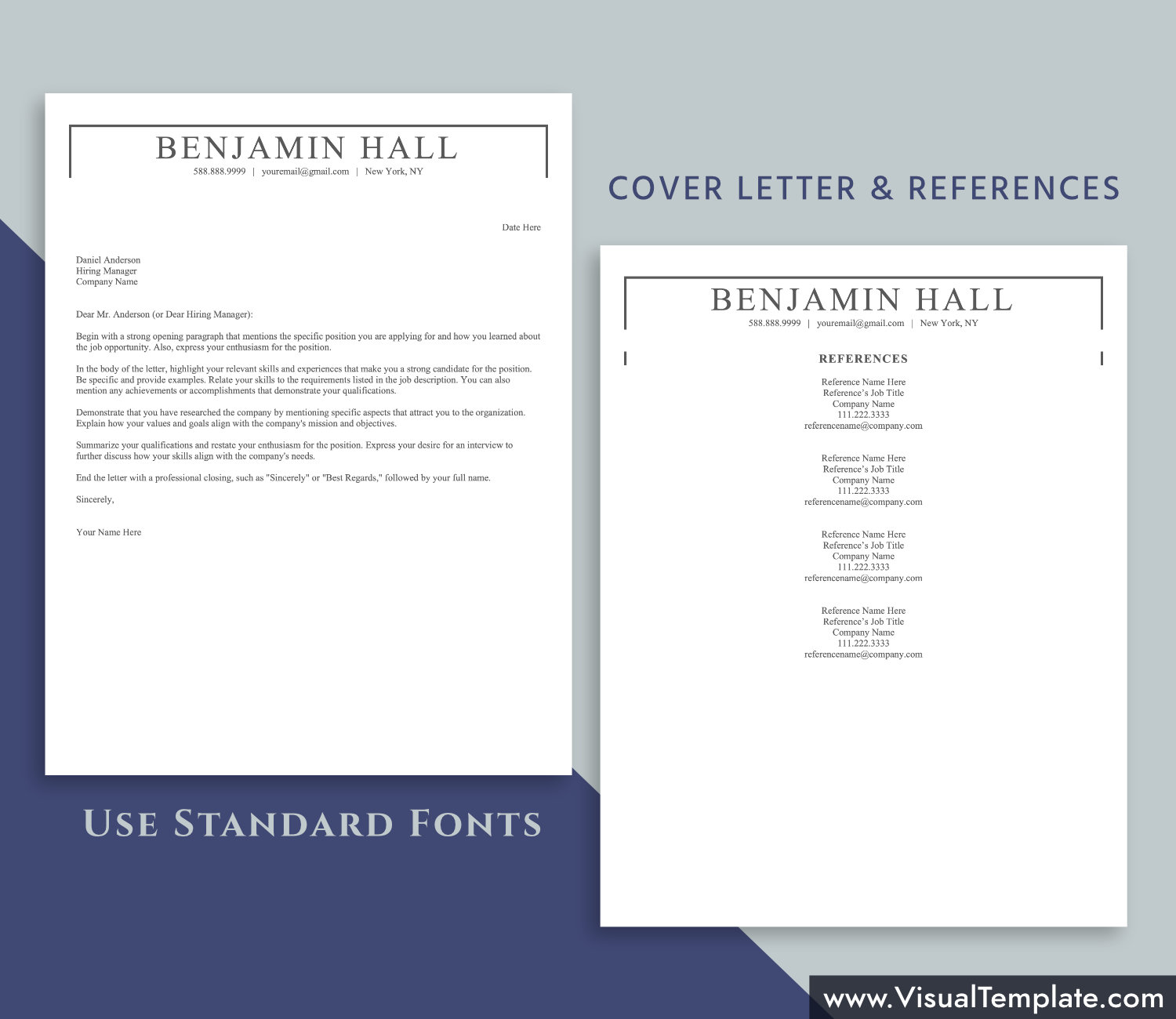 visualtemplate.com-ATS Resume Template