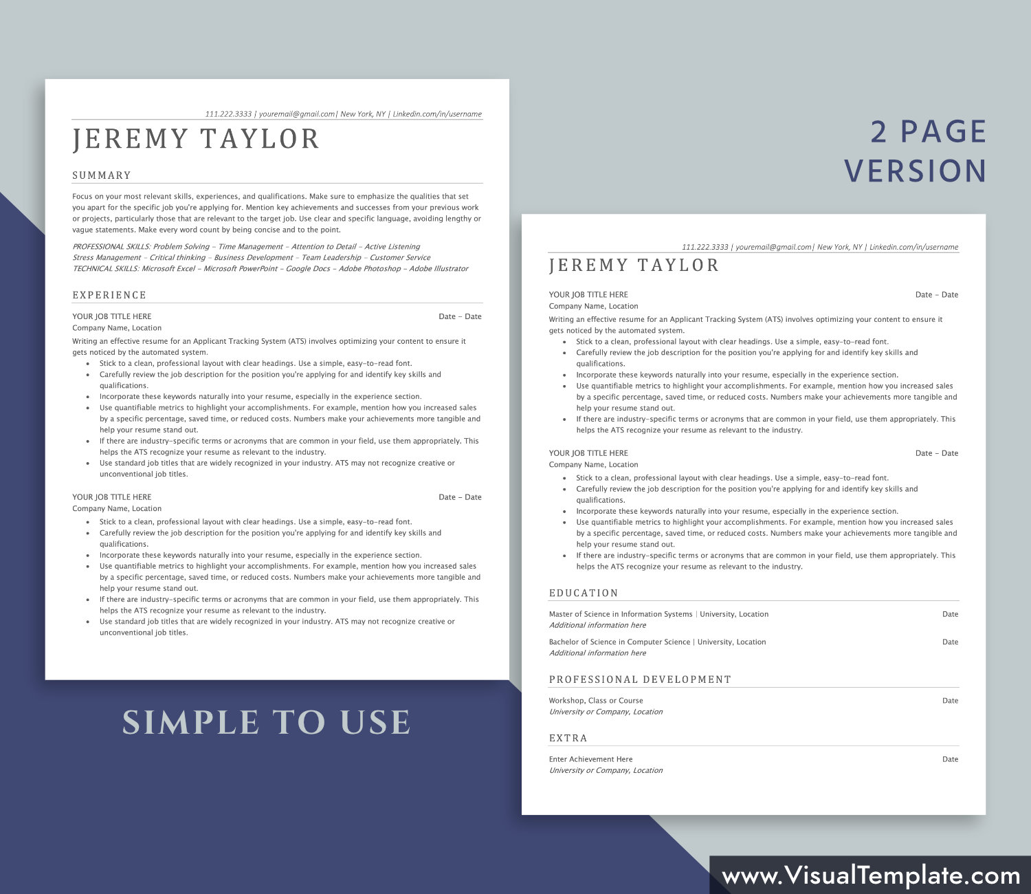 visualtemplate.com-ATS Resume Template