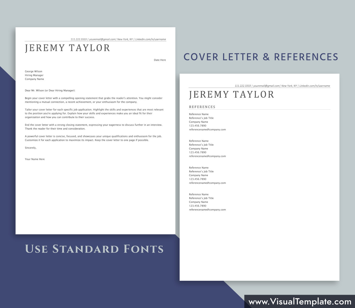 visualtemplate.com-ATS Resume Template