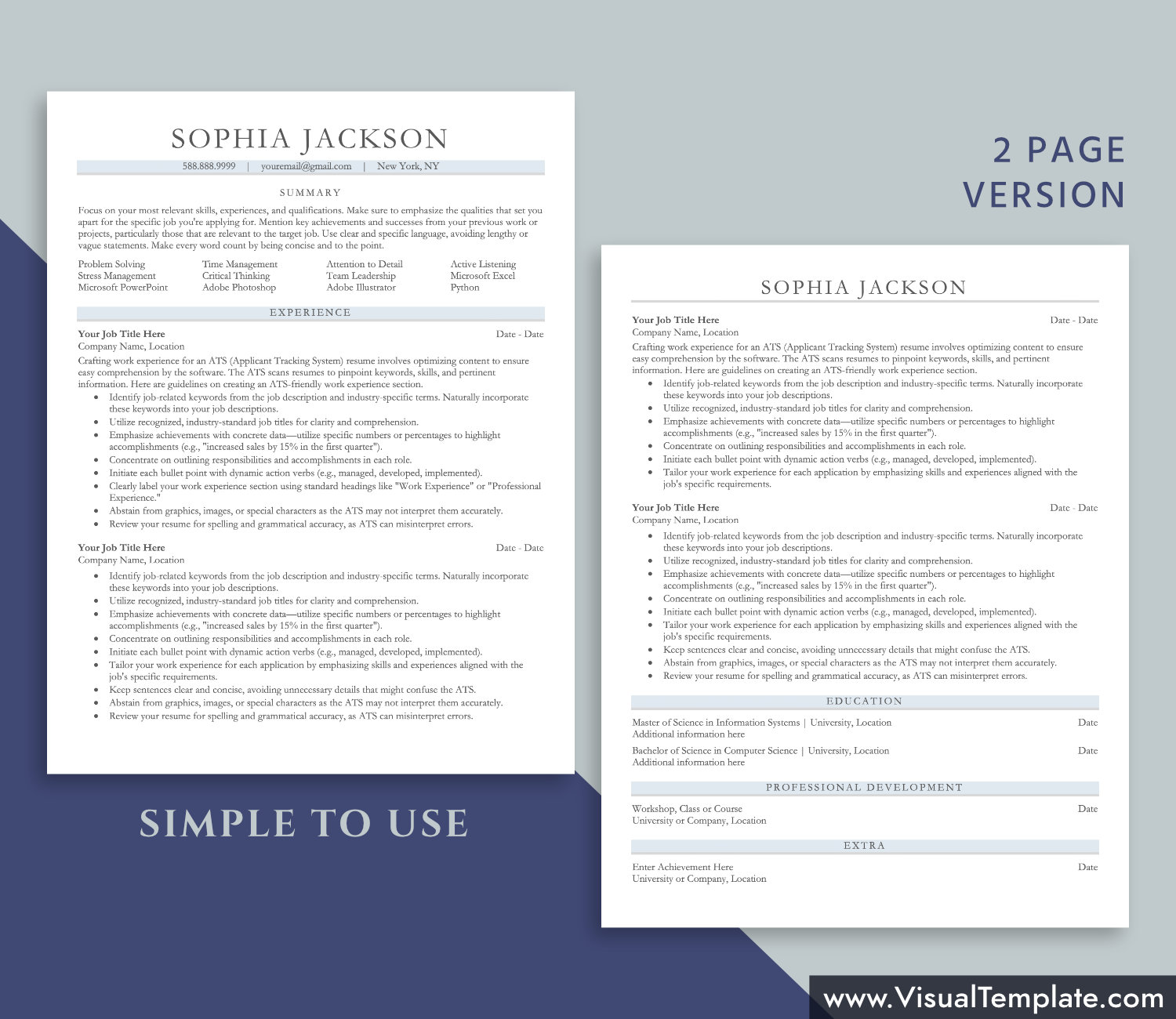 visualtemplate.com-ATS Resume Template