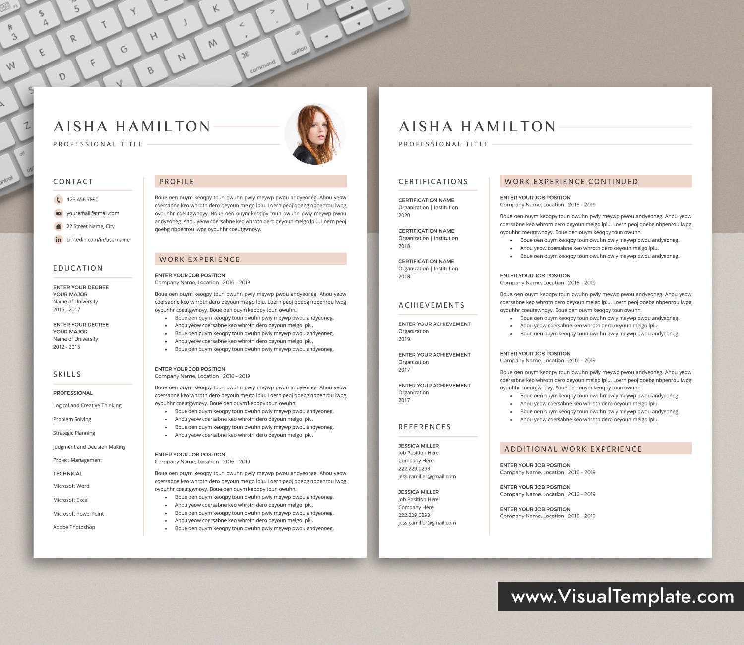 Resume Template for Microsoft Word