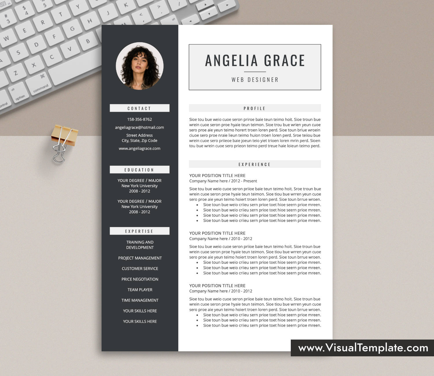 Resume Template for Microsoft Word