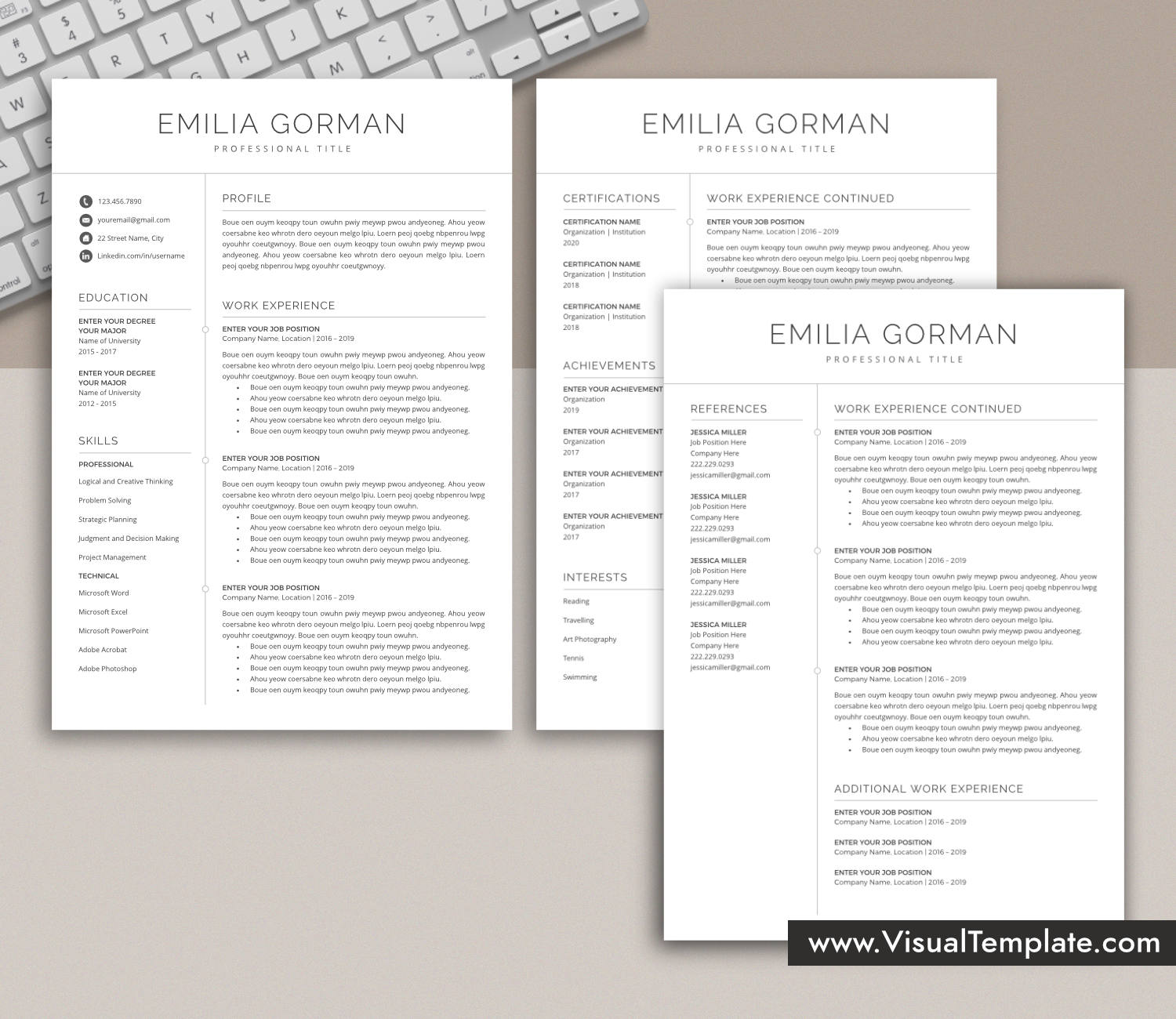 Resume Template for Microsoft Word