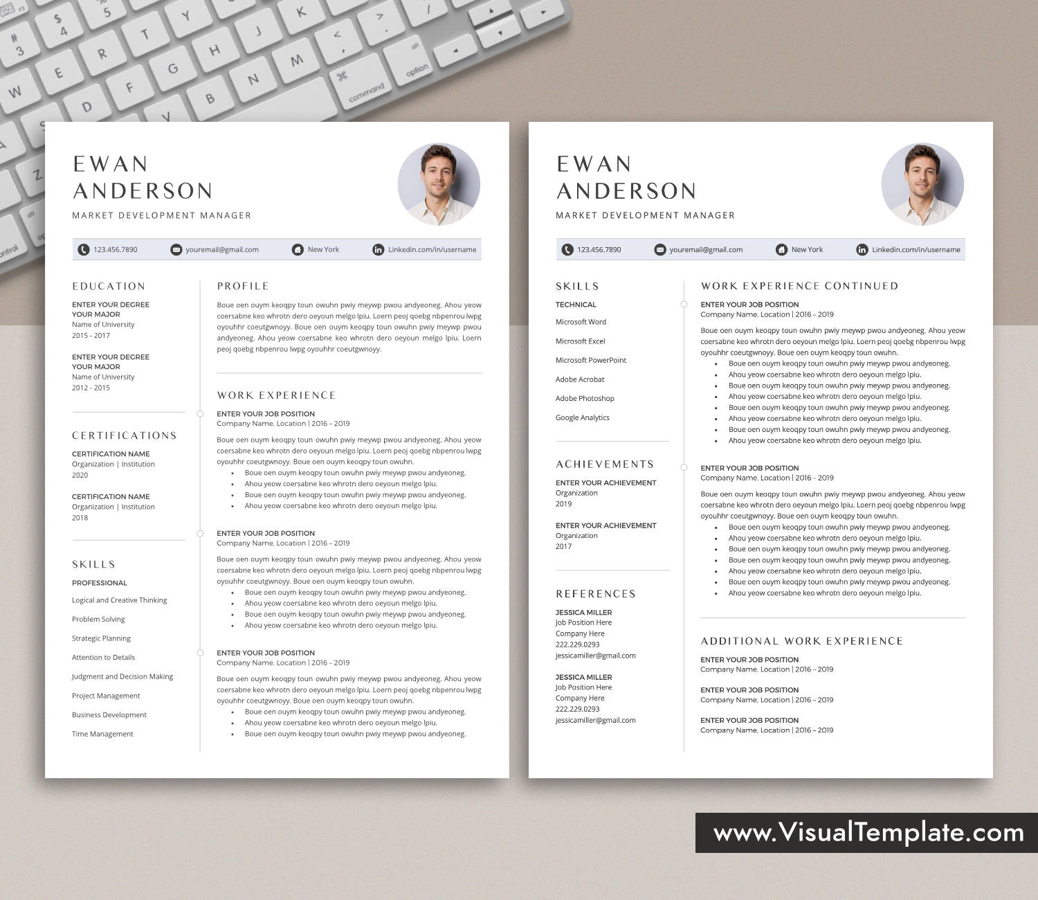 Resume Template for Microsoft Word