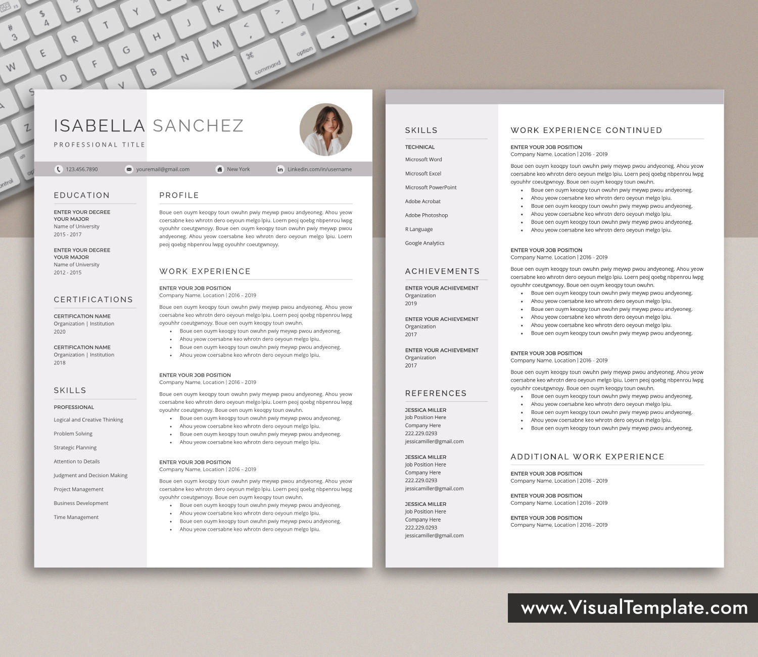 Resume Template for Microsoft Word