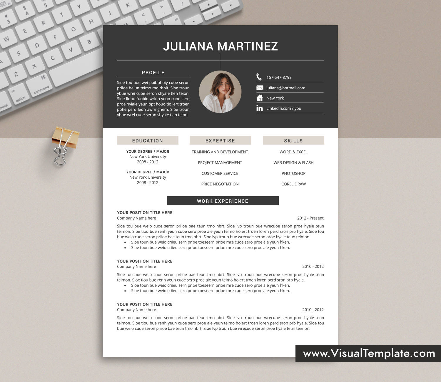 Resume Template for Microsoft Word