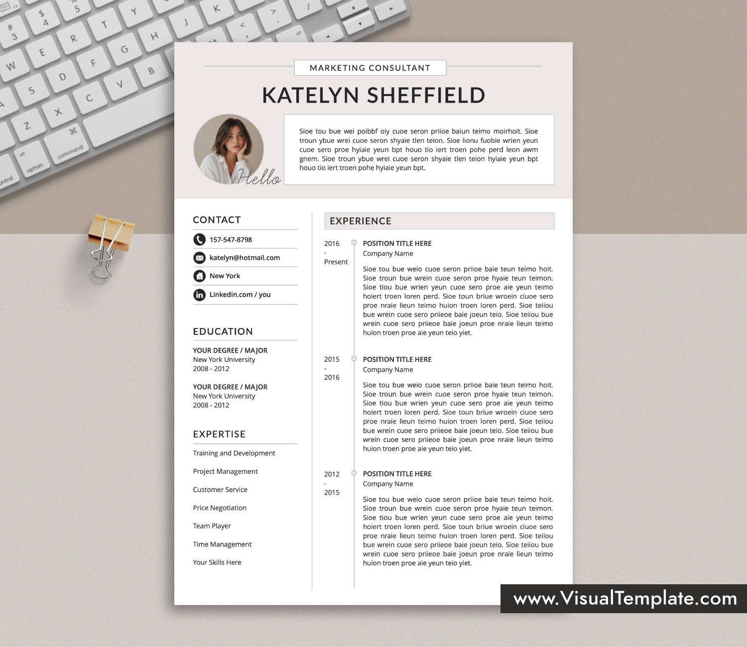 Resume Template for Microsoft Word