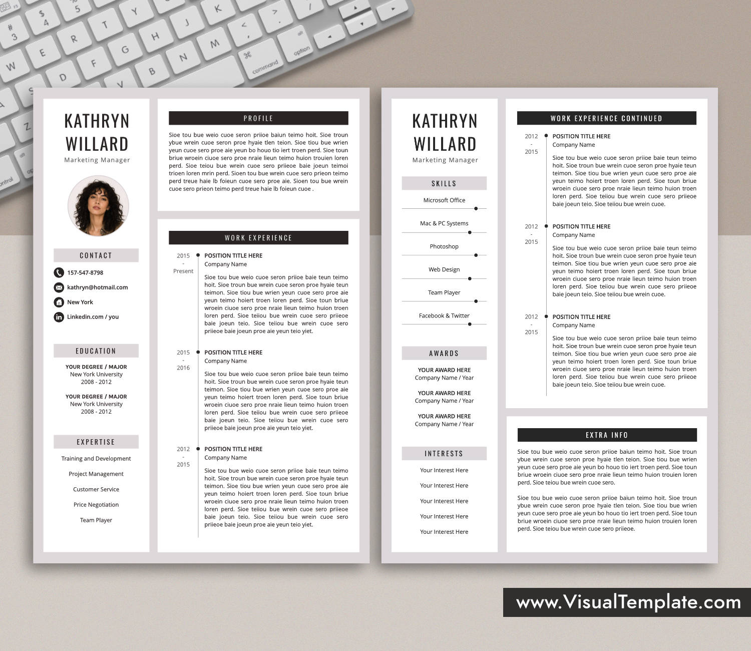 Resume Template for Microsoft Word
