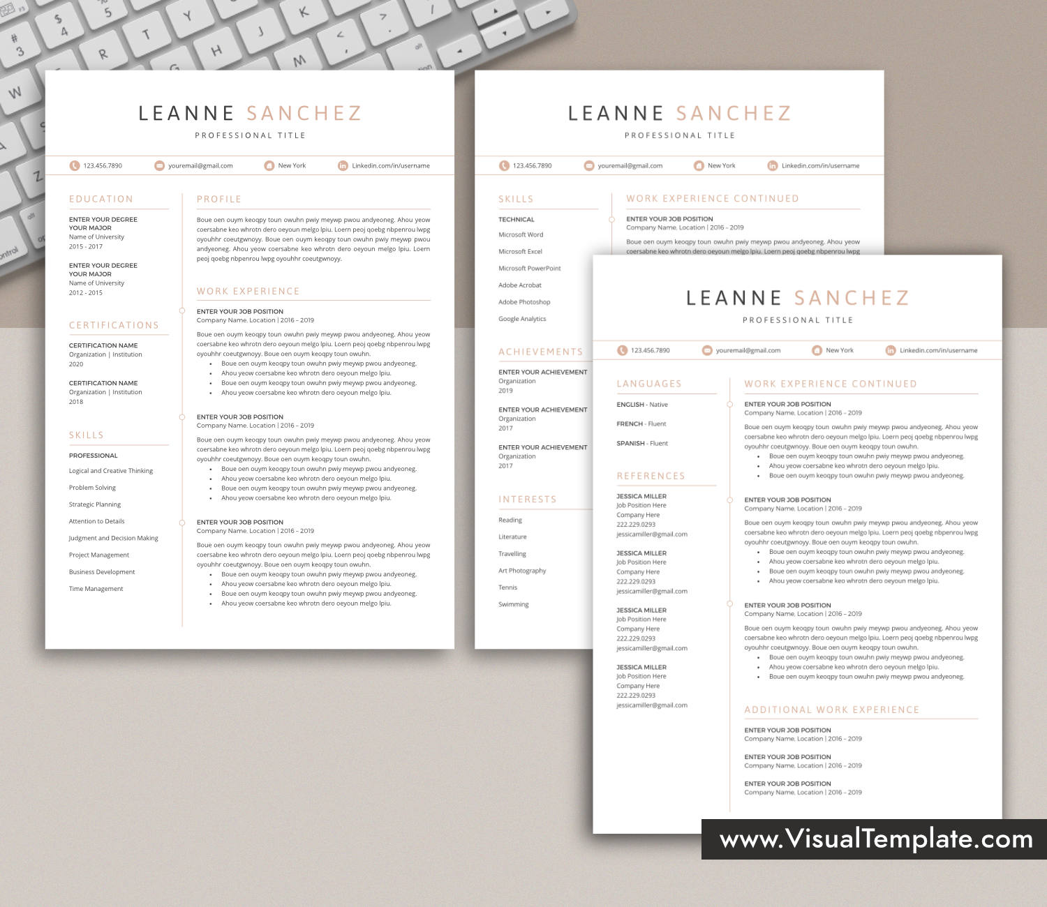 Resume Template for Microsoft Word