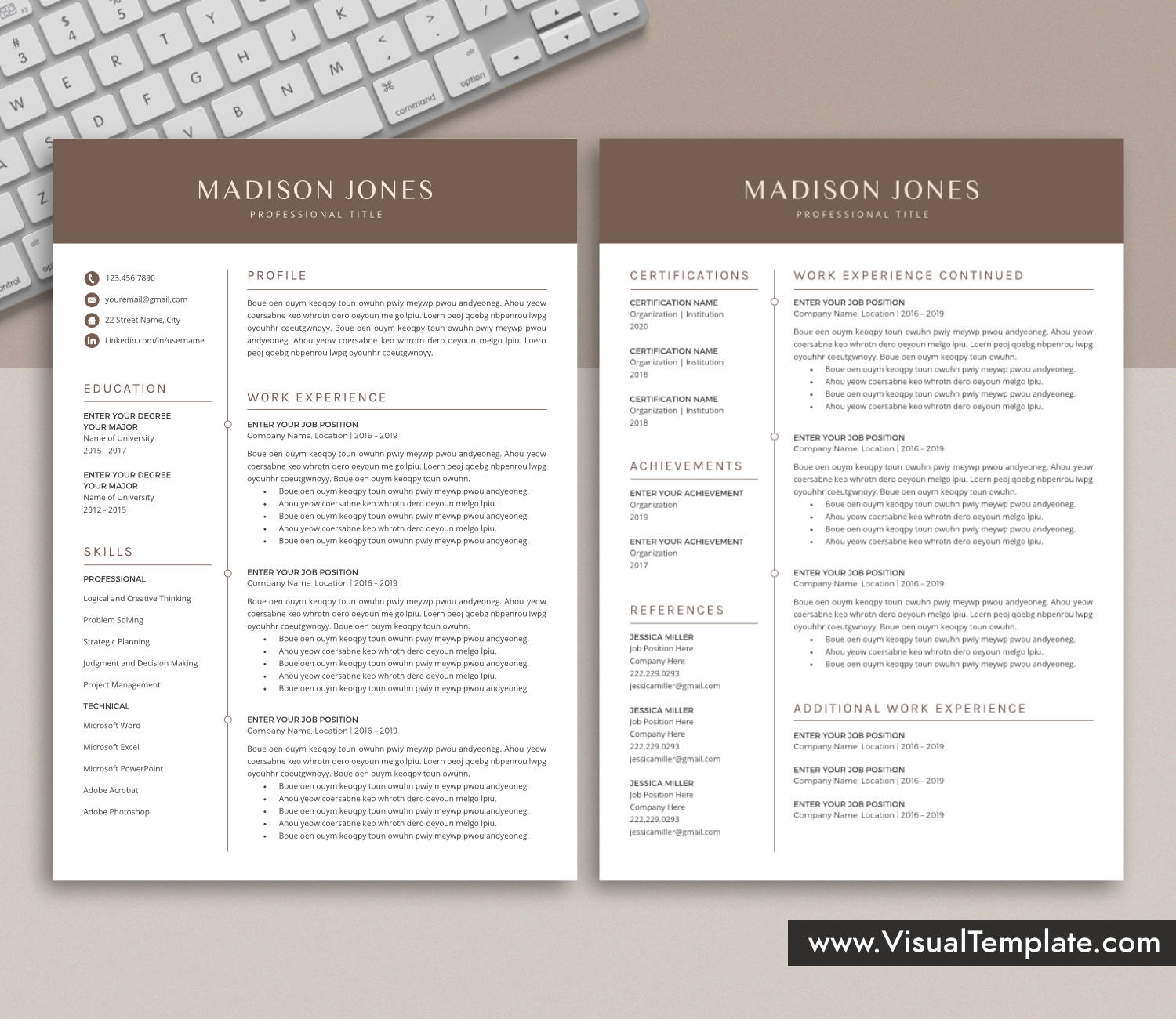 Resume Template for Microsoft Word