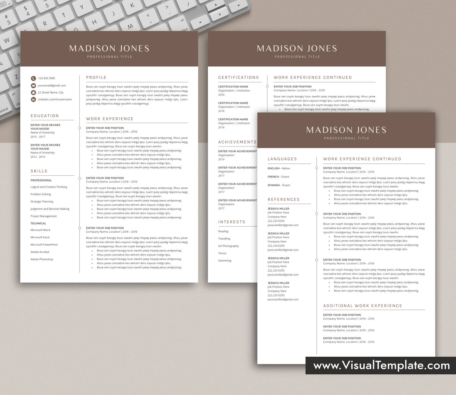 Resume Template for Microsoft Word