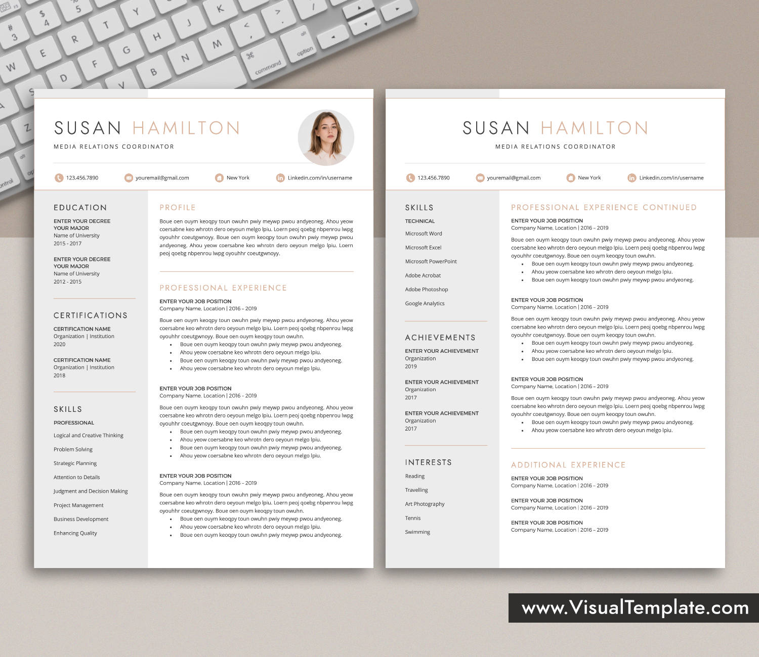 Resume Template for Microsoft Word