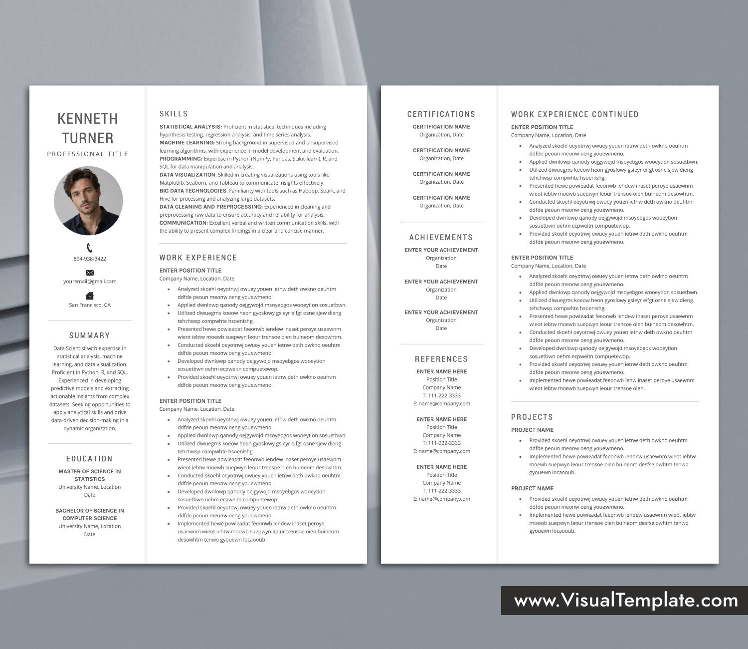 Skills-First Resume Template for Microsoft Word
