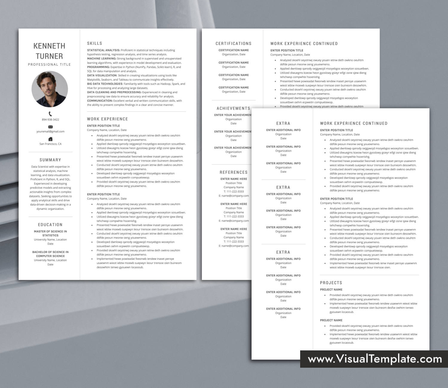 Skills-First Resume Template for Microsoft Word