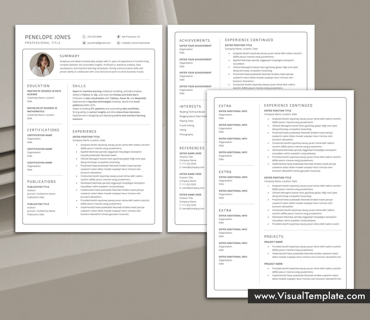 Skills-First Resume Template for Microsoft Word