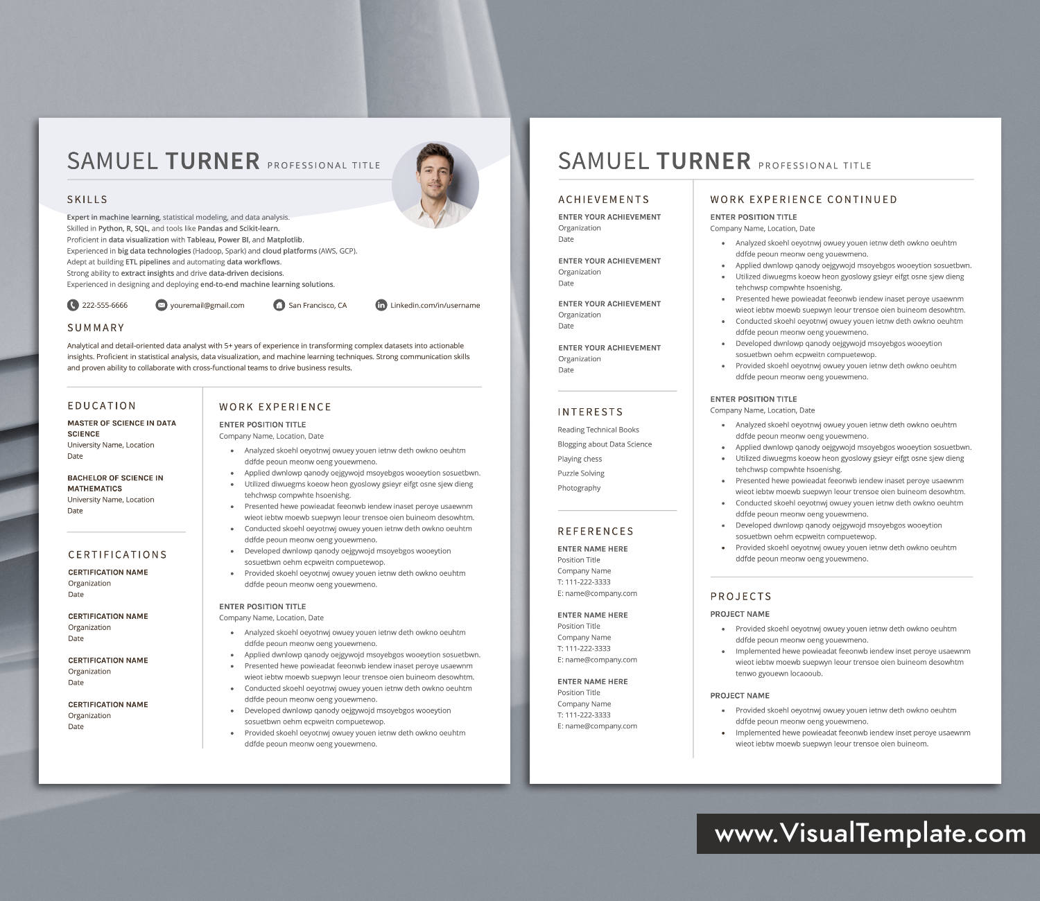 Skills-First Resume Template for Microsoft Word