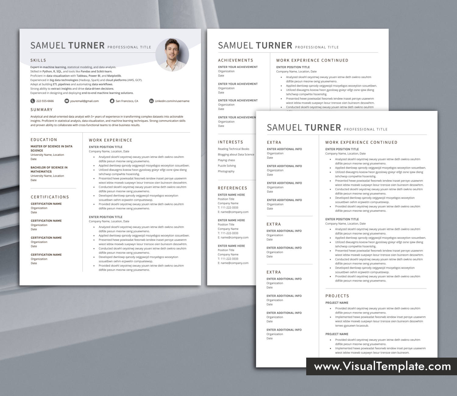 Skills-First Resume Template for Microsoft Word