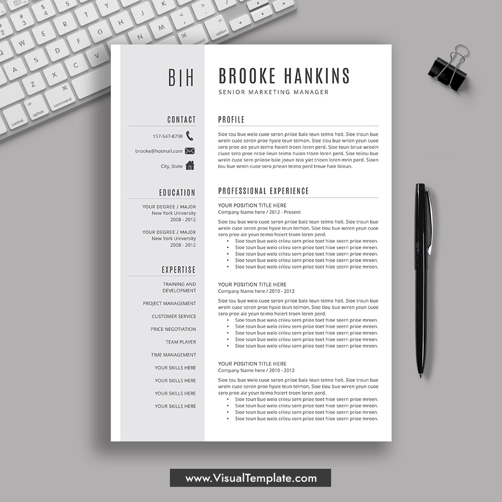 best mac fonts for resumes