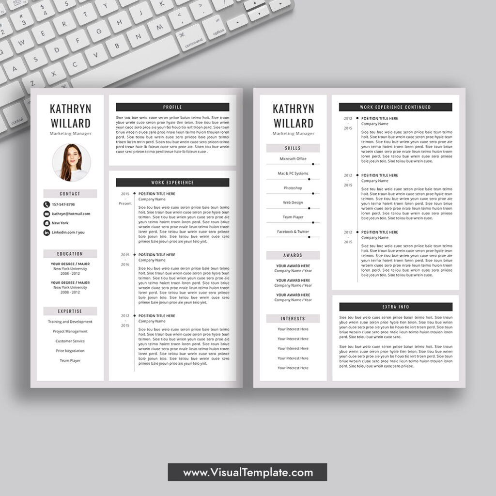 free professional resume templates 2020