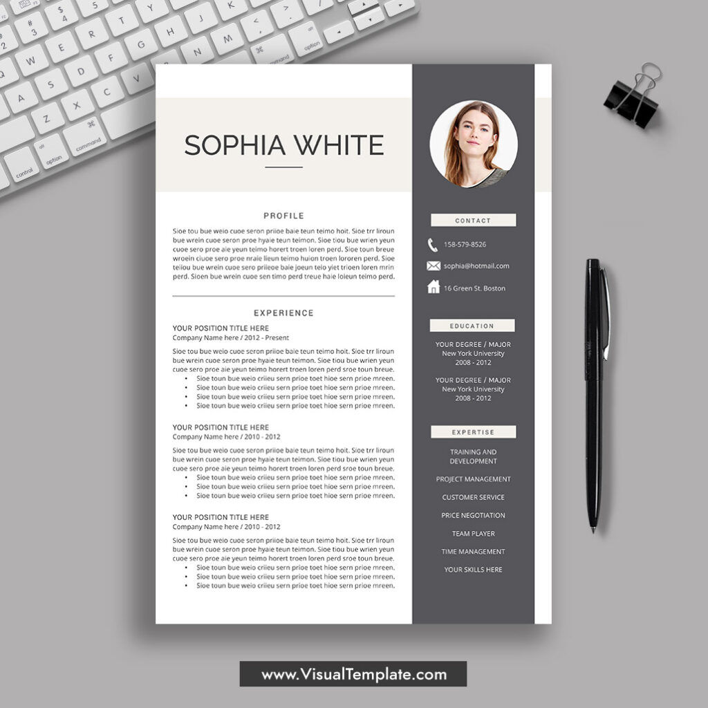 resume format template